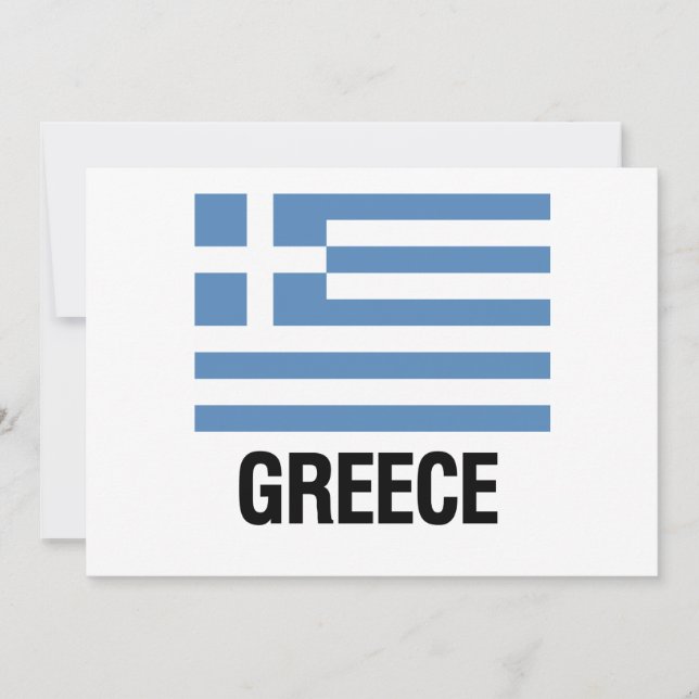 GREEK FLAG INVITATION (Front)