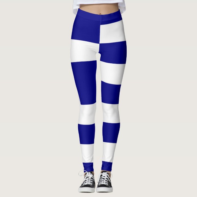 Greek flag leggings (Front)