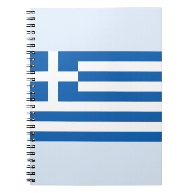Greek Flag Notebook (Front)