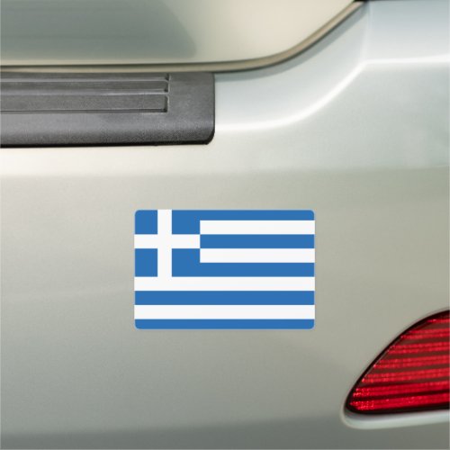 Greek flag of Greece custom flexible Car Magnet