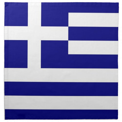 Greek Flag on MoJo Napkin
