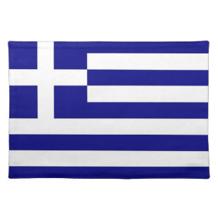 Greek Flag on MoJo Placemat