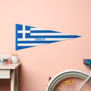 Greek Flag Pennant