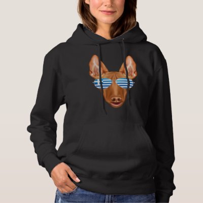 Greek Flag Pharaoh Hound Dog Greece Pocket Hoodie