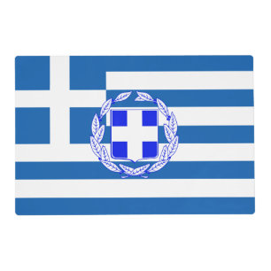 Greek flag placemat