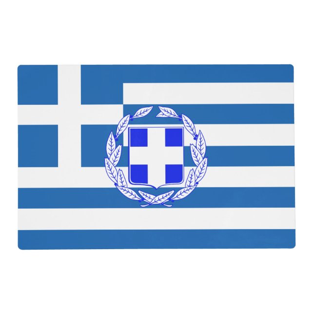 Greek flag placemat (Front)