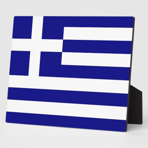 Greek Flag Plaque