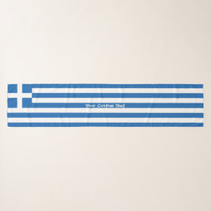 Greek Flag Scarf