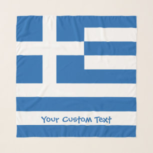 Greek Flag Scarf