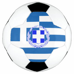 Greek flag soccer ball
