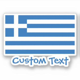 Greek Flag Sticker