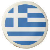 Greek Flag Sugar Cookie (Front)