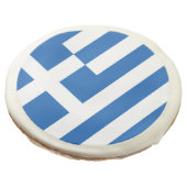 Greek Flag Sugar Cookie (Angled)