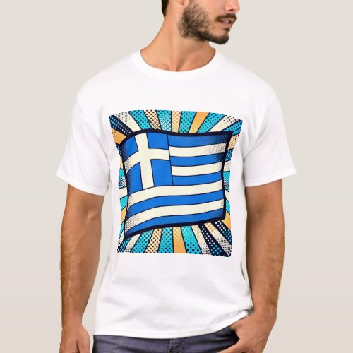 Greek flag T_Shirt