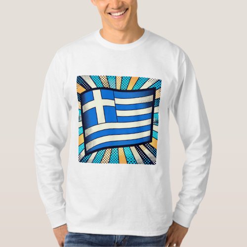 Greek flag T_Shirt