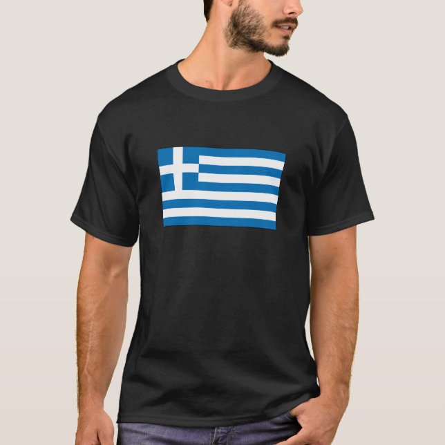 Greek Flag T-shirts and Gifts (Front)