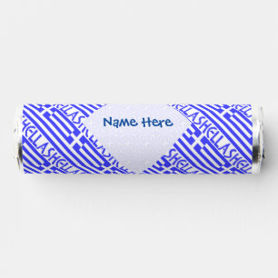 Greek Flag Tiled Personalized  Breath Savers® Mints