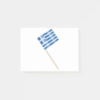 Greek flag toothpick