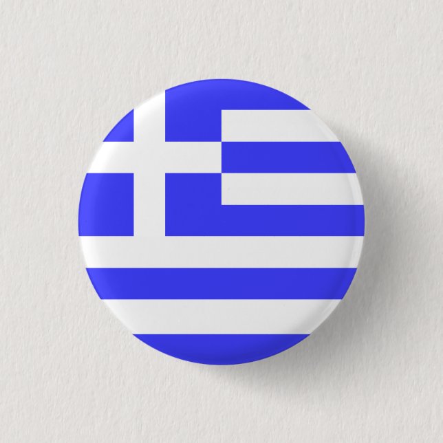 Greek Flag Total Button (Front)