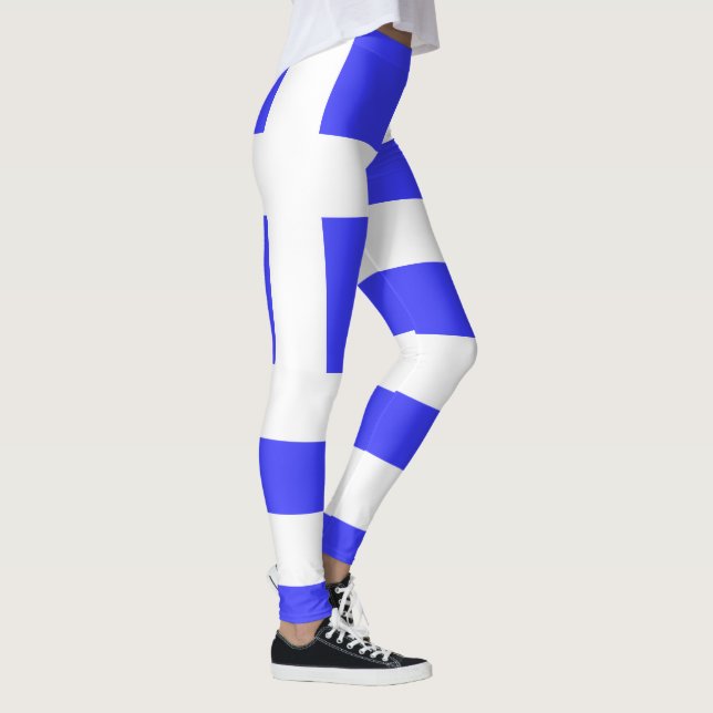 Greek Flag Total Leggings (Right)