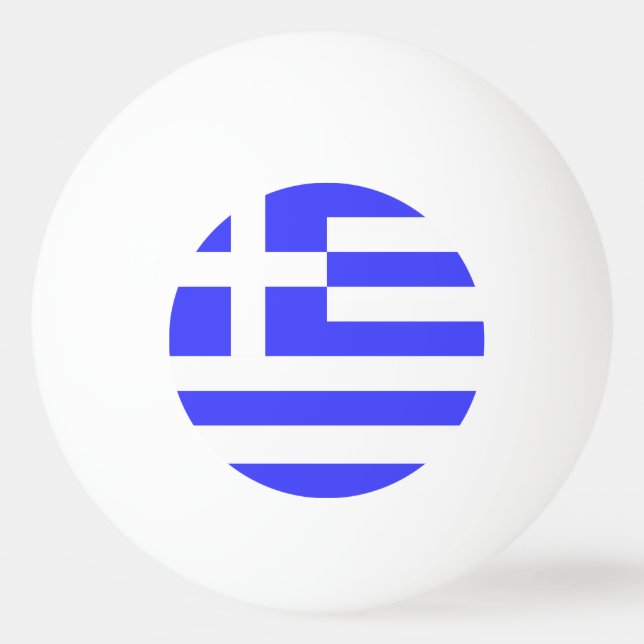 Greek Flag Totally Ping-Pong Ball (Front)