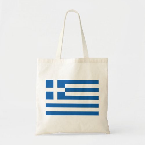 Greek Flag Tote Bag