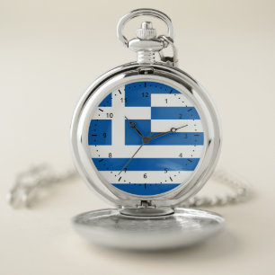 Greek flag watch