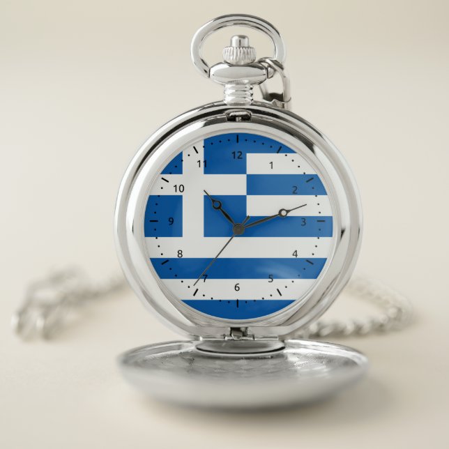 Greek  flag watch (Inside)