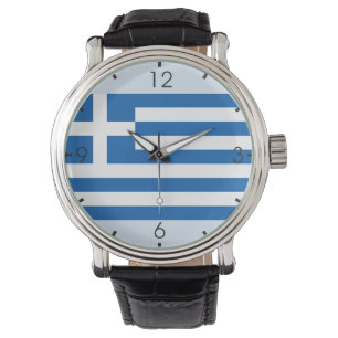 Greek Flag Watch