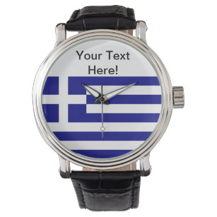 Greek Flag Watch