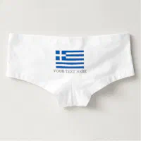 Mexican flag custom women's boyshorts underwear