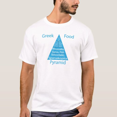 Greek Food Pyramid T_Shirt