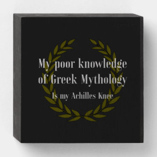 Greek Funny, Humor, Sarcastic, Joke, Quotes Wooden Box Sign