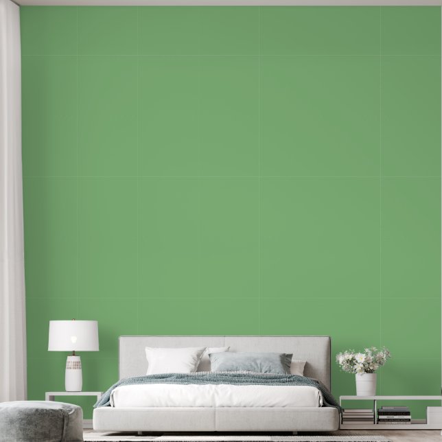 Greek Garden Green Simple Elegant Wallpaper (Bedroom)