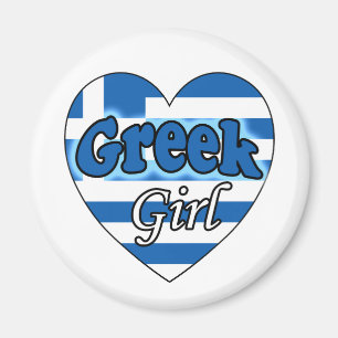 Greek Girl Magneet Magnet