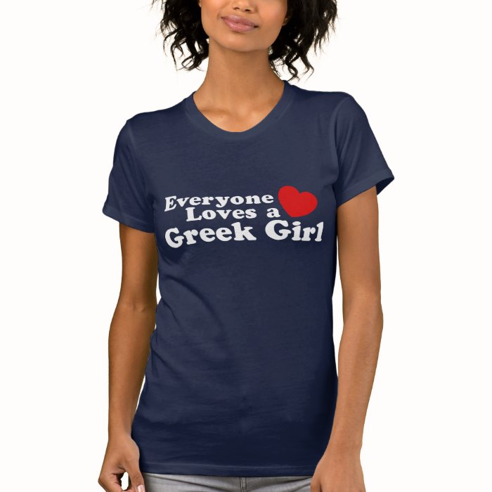 Greek Girl T shirts