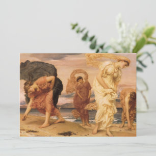 Greek Girls Picking Up Pebbles By Lord Leighton