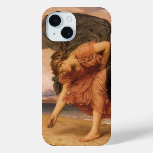 Greek Girls Picking Up Pebbles By Lord Leighton iPhone 15 Case