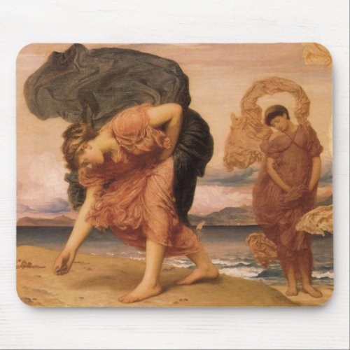 Greek Girls Picking Up Pebbles By Lord Leighton Mouse Pad