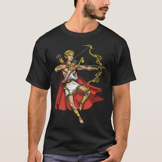 Greek God Apollo T-Shirt (Front)