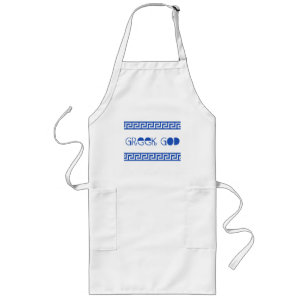 GREEK GOD APRON GREEK KEY
