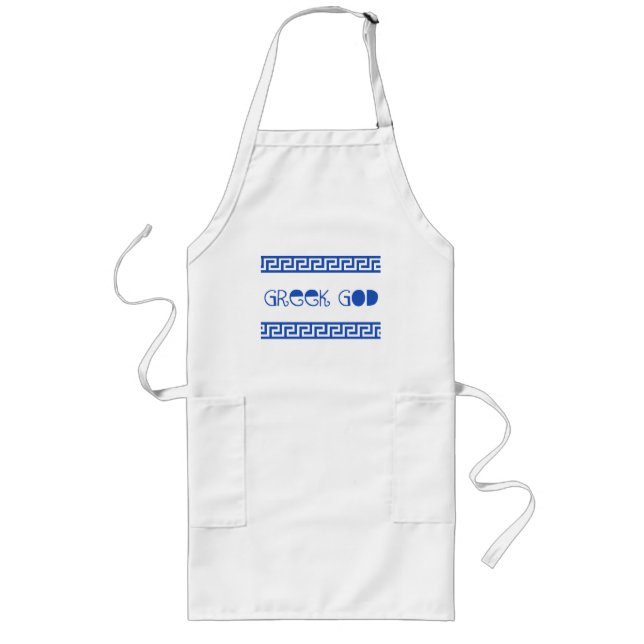 GREEK GOD APRON GREEK KEY (Front)