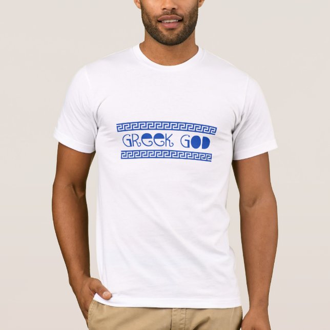 GREEK GOD GREEK KEY T-Shirt (Front)