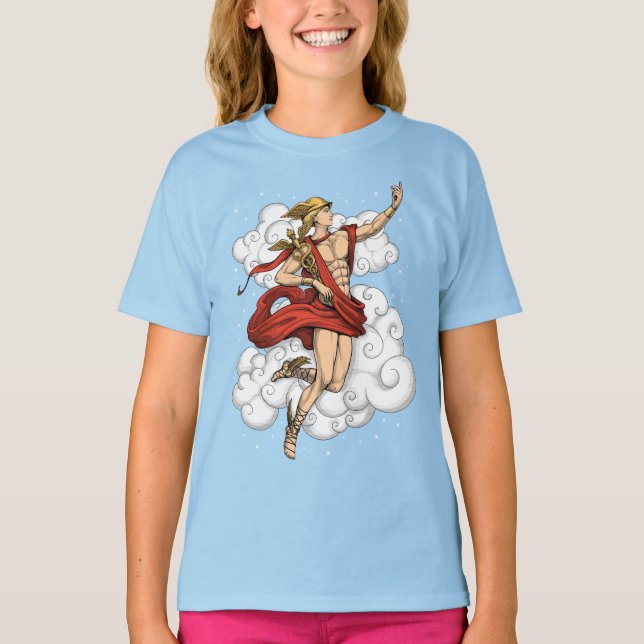 Greek God Hermes T-Shirt (Front)