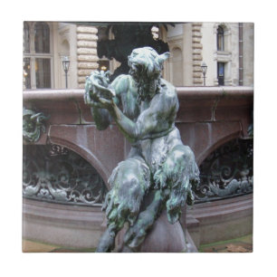 Greek God Pan Ceramic Tile