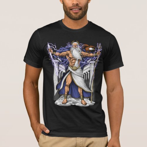 Greek God Zeus T_Shirt