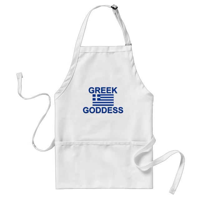 Greek Goddess Adult Apron (Front)