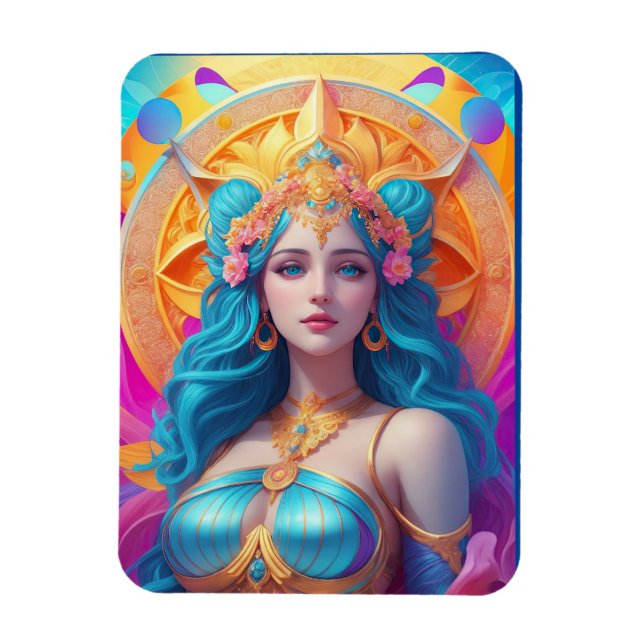 Greek Goddess Aphrodite in Her Splendor Magnet (Vertical)