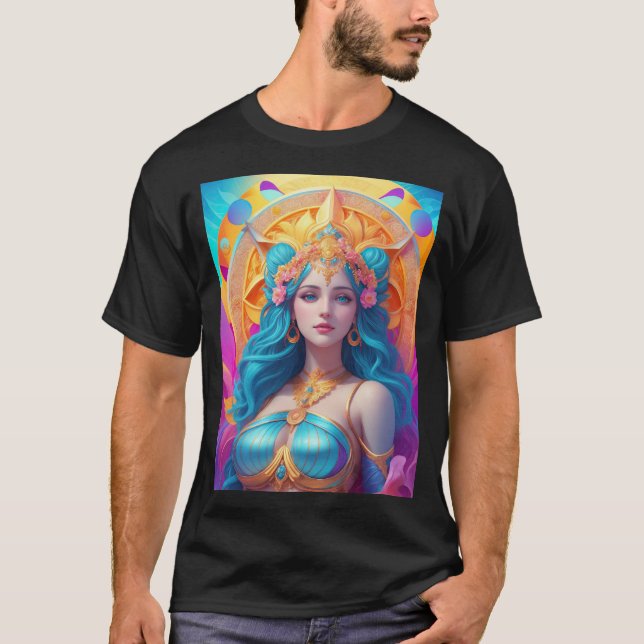 Greek Goddess Aphrodite in Her Splendor T-Shirt (Front)