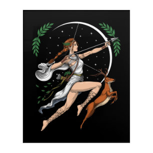 Greek Goddess Artemis Acrylic Print